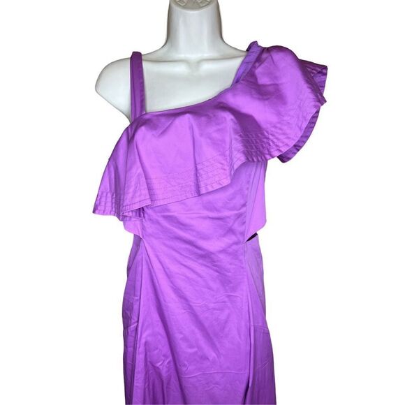 Veronica Beard Beilla Ruffled Sleeve MIDI Dress 8 - Picture 8 of 14